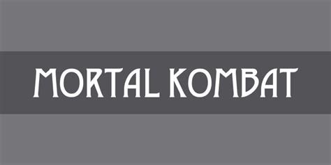 Mortal Kombat | Font Zillion