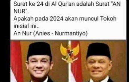 Viral Postingan Duet Anies Gatot Di Pilpres Sudah Diprediksi Al