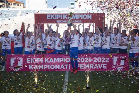 Kampionati i femrave Vllaznia shpallet kampione e Shqipërisë për herë