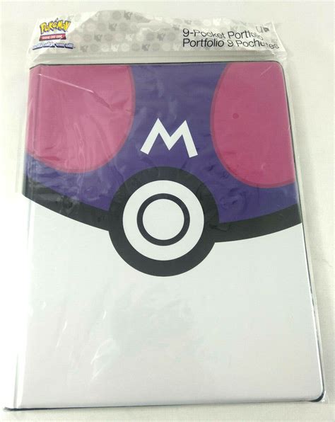 Ultra Pro 9 Pocket Portfolio Album Binder Pokemon Master Ball Tracked Shipping Ebay