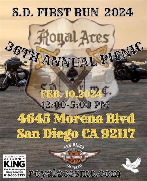 Royal Aces 36th Annual Picnic Sd First Run 2024 4645 Morena Blvd