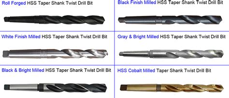 Hss Taper Shank Drill Bit Canuri Precision Tools Coltd