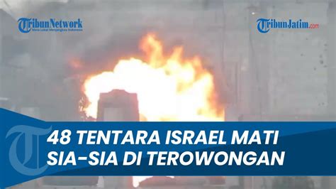 48 Tentara Israel Terkubur Hidup Hidup Di Terowongan Jebakan Brigade Al