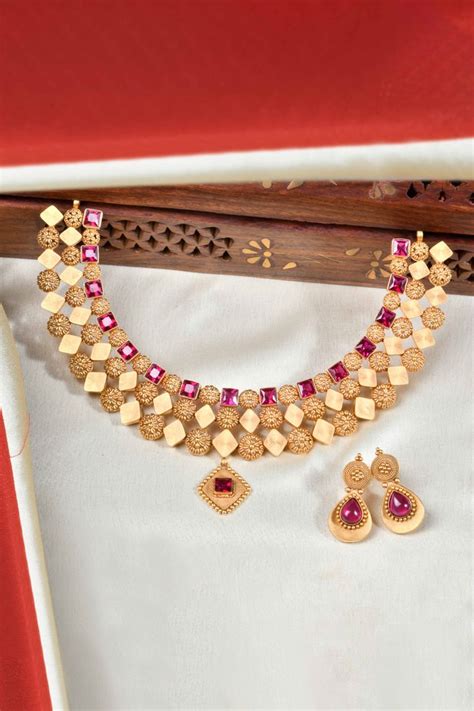 Designer Antique Combo Francis Alukkas New Gold Jewellery Designs