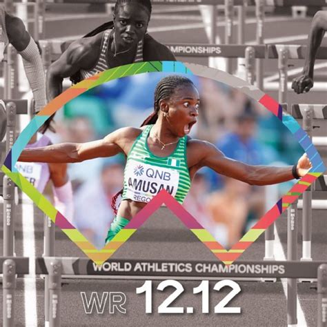 World Athletics C Ships Tobi Amusan Breaks World Record In M