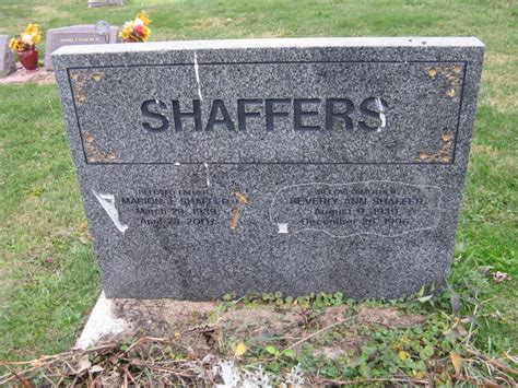 Marion Jay Shaffer Homenaje De Find A Grave