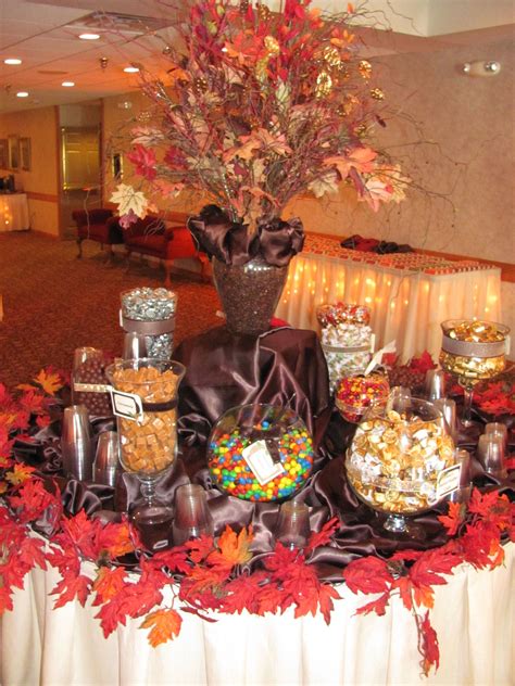 Fall Wedding Candy Bars