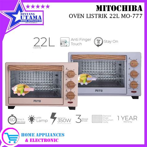 Jual Cod Oven Mito Mo Mo Oven Listrik Kapasitas L Liter