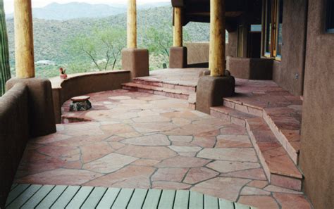 Southwest Patio Concepts Flagstone Porch