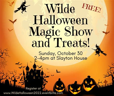 Oct 30 | Wilde Halloween Magic Show and Treats! | Columbia, MD Patch