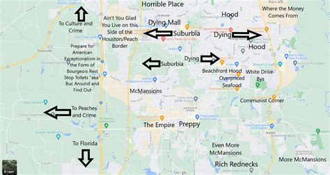 Judgmental Map of Warner Robins : r/WarnerRobins