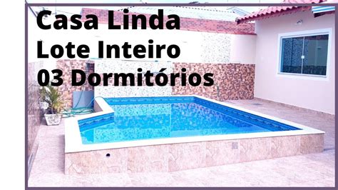 Ref 105 Casa em Itanhaém lote Inteiro 03 dormitórios Bopiranga