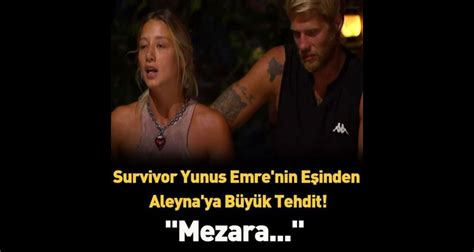 Survivor Yunus Emre nin eşi Beria Özden den tehdit gibi sözler