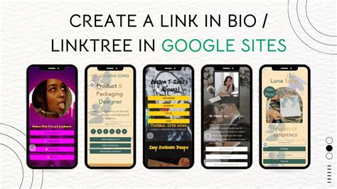 Create Link In Bio Linktree Website In Google Sites Youtube