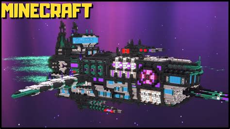 Minecraft Working FUTURISTIC Spaceship YouTube