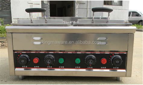 Double Head Kw Gyoza Automatic Dumpling Fried Machine Commercial