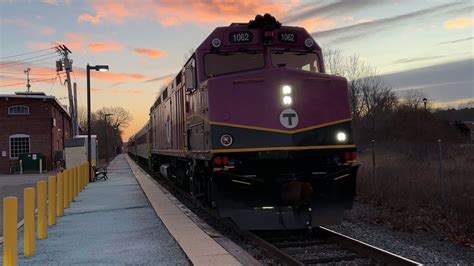 Mbta Commuter Rail On The Newburyport Rockport Line December 2022 Youtube