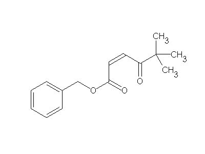 Benzyl 2Z 5 5 Dimethyl 4 Oxo 2 Hexenoate C15H18O3 Density Melting