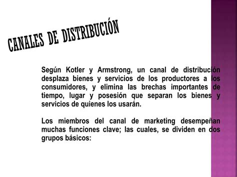 Ppt Canales De DistribuciÓn Powerpoint Presentation Free Download Id2237289