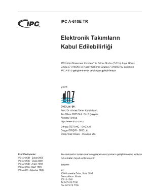 Fillable Online Ipc Ipc A E Turkish Table Of Contents D Nyada Yayg