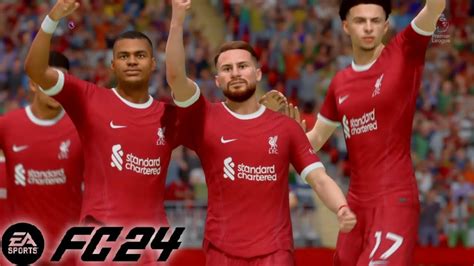 Liverpool Vs Luton English Premier League 23 24 Fc24 Ps4 Youtube