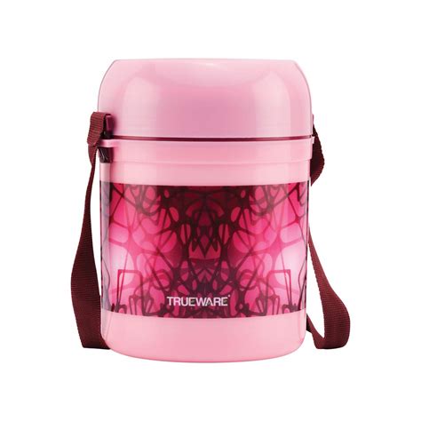 Buy Trueware Foody Lunch Box With Container Ml X Pink Pu