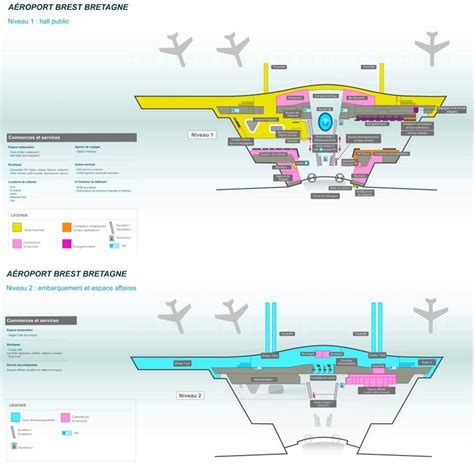 Brest Bretagne Airport Map Ontheworldmap