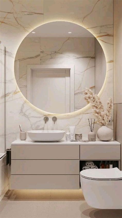 White Marble Bathroom Interior Design