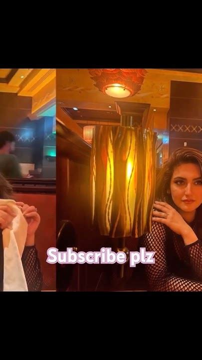 Hiba Bukhari With Husband In Nice Scen Viral Shortvideo Shorts