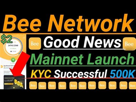 Bee Network Good News Bee Network Mainnet Launch Update BEE Network KYC