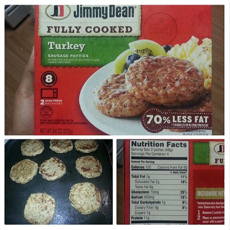 Jimmy Dean Maple Turkey Sausage Patties Nutrition Facts - Nutrition Ftempo