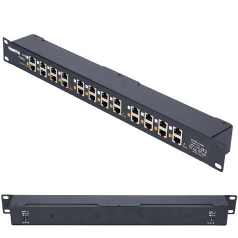 Extralink Port Gigabit Poe Injector X Mb S Rj Rackmount