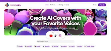 Jammable Create Ai Covers With Your Favorite Voices