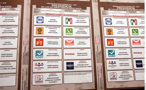 Modelo De Boleta De Votacion