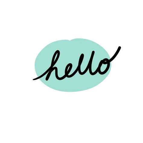 Hello Sticker by Alanika for iOS & Android | GIPHY