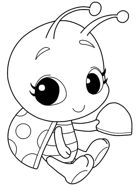 Coloriage Coccinelle Dessins Imprimer