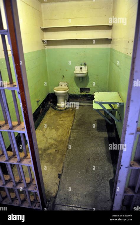 prison cell, USA, California, Alcatraz Island Stock Photo - Alamy