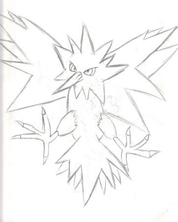 Zapdos Pokemon Coloring Page Pokémon Coloring Page Coloring Nation