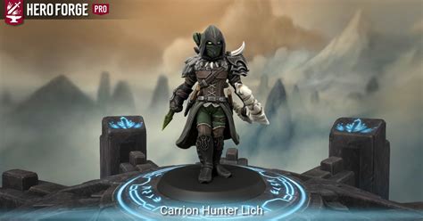 Carrion Hunter Lich Made With Hero Forge