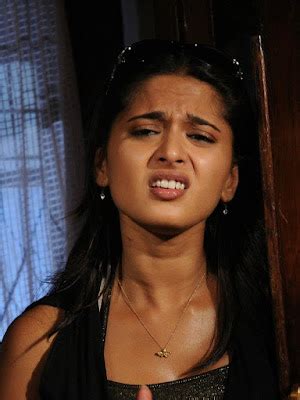 Actress Anushka Shetty Hot Face Expressions HD
