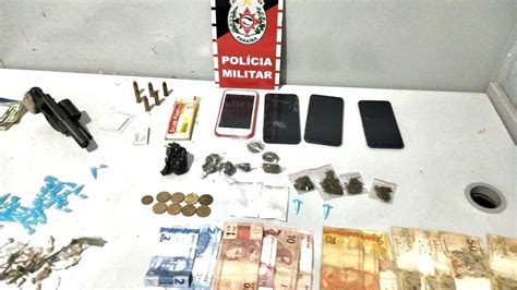 Polícia Militar Prende Quatro Por Tráfico De Drogas E Porte Ilegal De