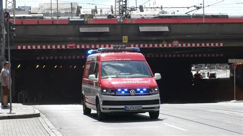 Demo ELW D Dienst BF Nürnberg auf Einsatzfahrt YouTube