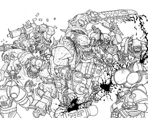 Orks Brawl By Taytonclait On Deviantart