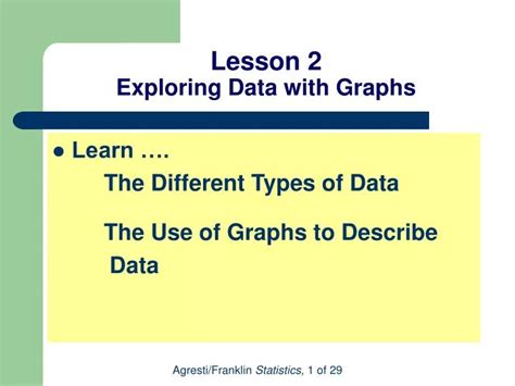 Ppt Lesson Exploring Data With Graphs Powerpoint Presentation Free