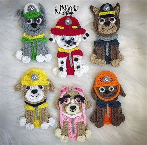 Patrol Puppies Pattern By Jen Mitchell Nella S Cottage Crochet