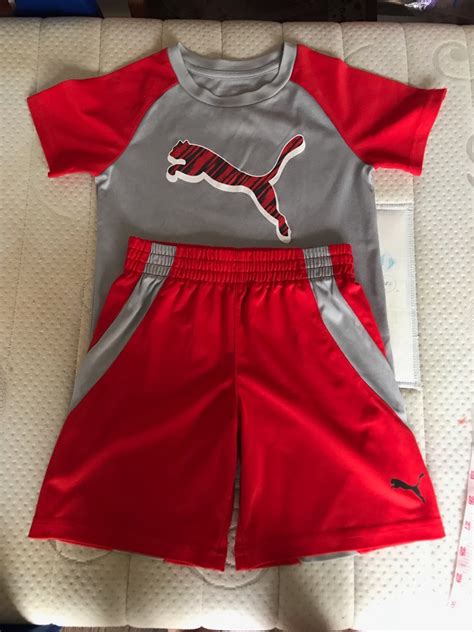 Puma soccer jersey set - original, Babies & Kids, Babies & Kids Fashion ...