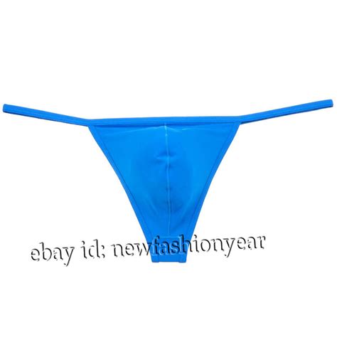 Men Sexy String Bikini Tangas Guys Modal Stretchy T Back Briefs Thong