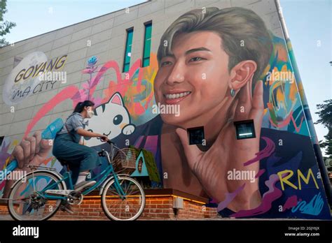 BTS RM S Birthday September 12 2021 A Wall Painting Of BTS Leader