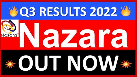 NAZARA TECHNOLOGIES Q3 Results 2022 NAZARA Q3 Results NAZARA