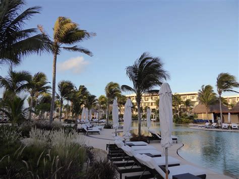 Pool area at Secrets Akumal complete with pool concierge | Pool area